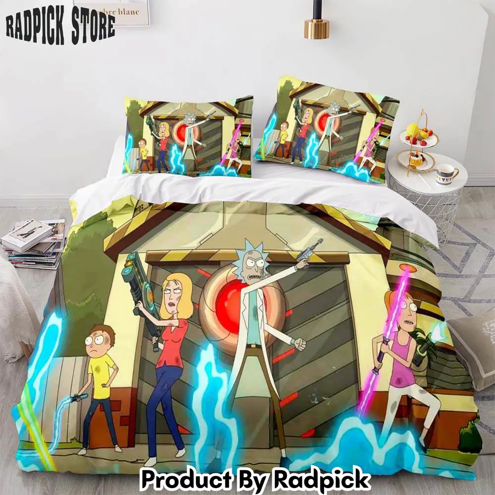 Rickand morty season5 bedding set quilt duvet cover bedding sets  rp0424501
